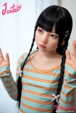 ストライプトップを着たドール 黒髪ラブドール