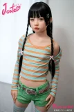 カジュアルコーデのドール オフショルダー風ストライプトップのドール