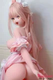 ピンクリボン付きラブドール エルフ風デザイン