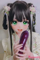 Elsa Babe 140cm M AHR021 梦乃绫野Yumeno Ayanoヘッド 和風フリル着物×黒髪美少女ラブドール 宣材写真は140cm-M ボディー選択可能