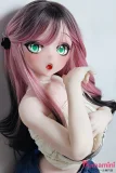 ツートンカラー髪型のラブドール 萌え系デザインのアニメドール