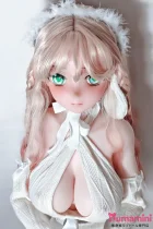 Elsa Babe 140cm M AHR016 中野花澄Nakano Kasumi グリーンアイ・編み込みヘアラブドール 宣材写真は140cm-M ボディー選択可能