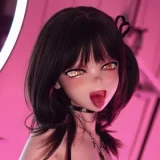 Yearndoll ラブドール 135cm Dカップ LZ02ヘッド 猫耳ピンクヘア 二次元ラブドール フルシリコン製