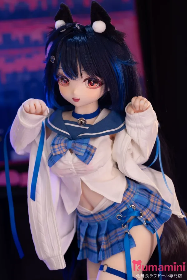 MW Girl(魔物姫) 优优酱 85cm 7kg 二次元アニメラブドール 猫耳セーラー 宣材写真はシリコン製ボディ 85cm バースト中