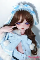 Elsa Babe 140cm M AHR023 诹访部晴香Suwabe Harukaヘッド 青白クラシカルドレス×ロングウェーブ 二次元ラブドール 宣材写真は140cm-M ボディー選択可能