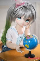 MW Girl(魔物姫) 小草 85cm バスト小 二次元アニメラブドール 清楚セーラー服 グラデーションヘア 宣材写真はシリコン製ボディ