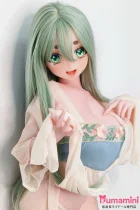 Elsa Babe 140cm M AHR021 梦乃绫野 Yumeno Ayano アニメ顔ラブドール ミントグリーンロングヘア フルシリコン製  カスタマイズ可