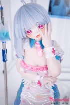 XYGO 141cm Cカップ 瑶瑶ヘッド 天使ナース風 二次元美少女ラブドール 可愛い医療コスチューム ソフトビニールヘッド+TPEボディ