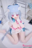 水色ロングヘア 天使モチーフ ラブドール