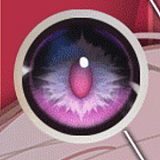 Elsa Babe 蝶野未梦 RAD041ヘッド アニメ風ラブドール 紫ロングヘア ビッグアイ 八重歯フェイスの萌え系美少女ドール 140cm-M ボディー素材選択可能