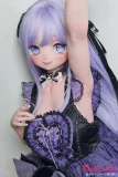 可愛いゴスロリ風ラブドール 可愛い紫ロングヘアドール