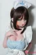 Elsa Babe 144cm  二次元 アニメ美少女ドール  アニメ調リアルドール ナース風ブルーストライプ衣装の美少女ドール アニメ顔ラブドール
