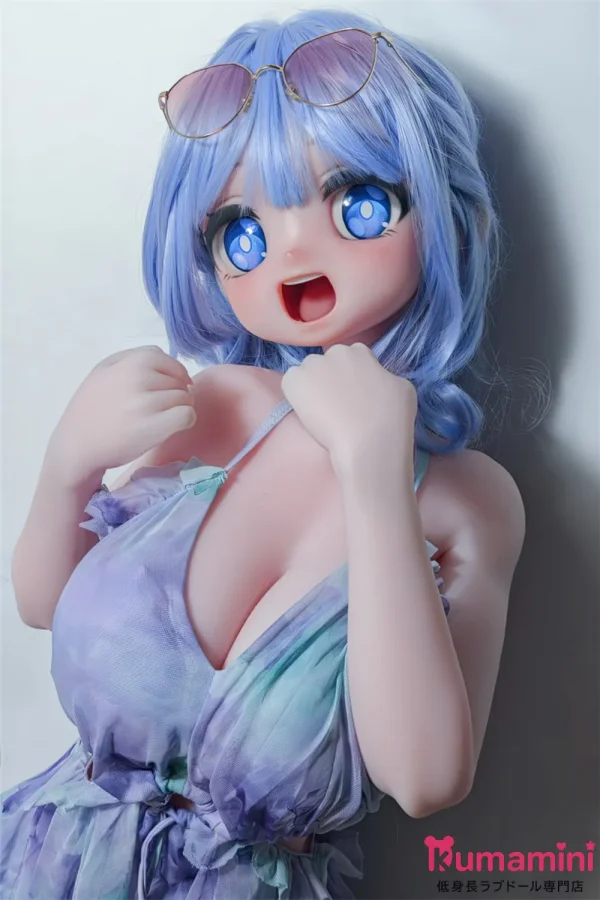 Elsa Babe 144cm AHR014 及川五月Oikawa Satsuki 二次元 アニメドール サングラス付き・淡色フリルワンピース少女ドール アニメ調リアルドール  アニメ顔ラブドール