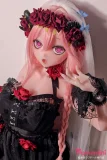 ゴシック衣装ドール 薔薇モチーフブラックドール