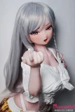 小柄美少女ドール チェック柄衣装アニメ顔ラブドール