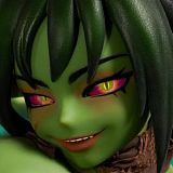 Climax Doll CLM 70cm Zargeヘッド Hカップ ゴブリングリーン肌 ファンタジーキャラクター アニメ系ドール フルシリコンラブドール