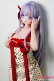 アニメフェイスリアルドール ドット柄ワンピースラブドール