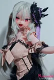 可愛いアニメ系ドール 赤い瞳の二次元リアルラブドール