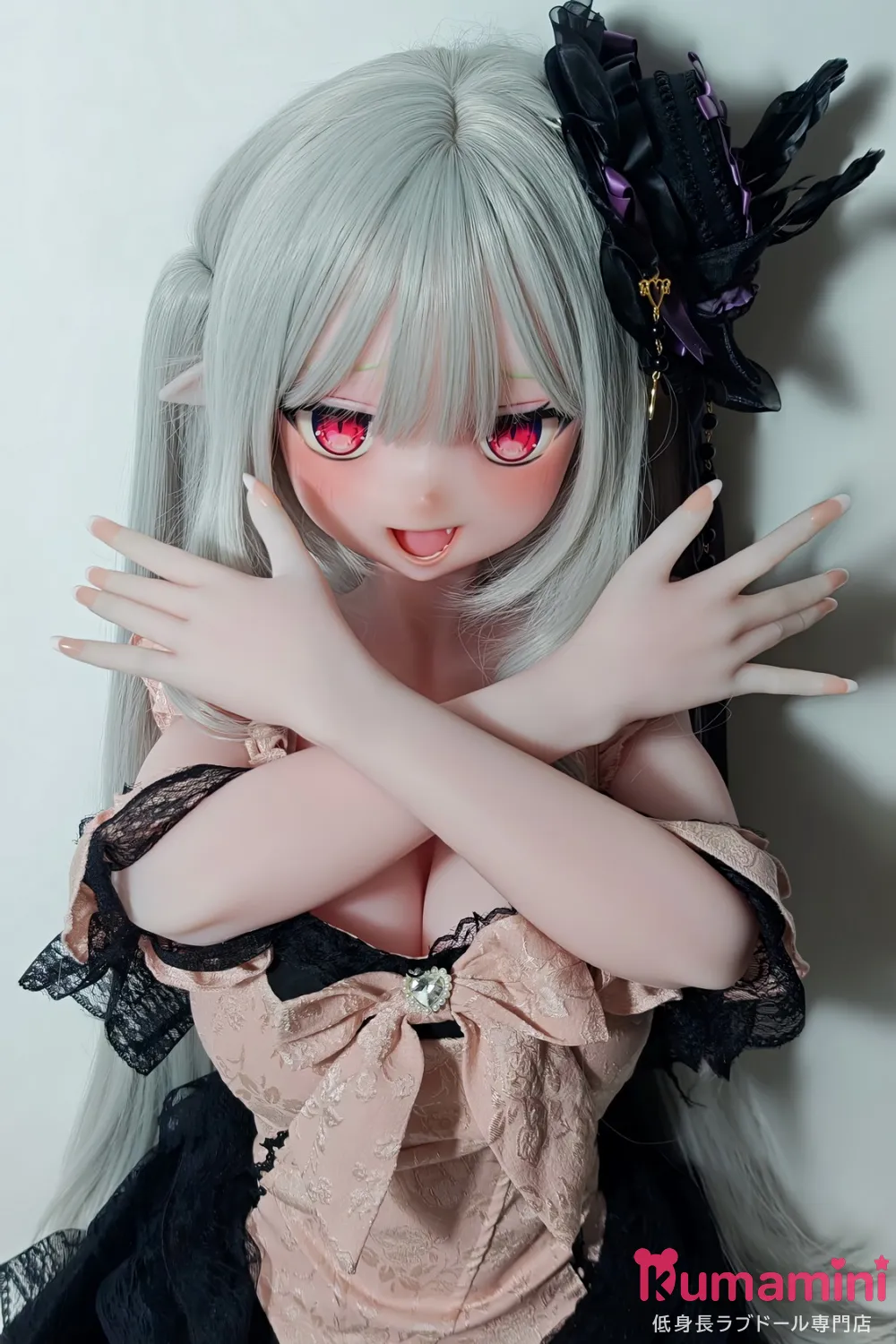 Elsa Babe 144ccm AHR026 桃井望Momoi Nozomi 銀髪エルフ風アニメフェイス ラブドール  二次元美少女ドール 宣伝写真はピンク肌