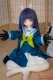 XYGO 141cm Cカップ R03垃圾兔ヘッド パープルロングヘア×セーラー服のアニメフェイスラブドール 宣伝写真はシリコンヘッド＋TPEボディ