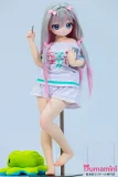 ブルーアイシルバーヘアドール シルバー髪美少女ラブドール