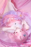 幻想的ピンク美少女ドール 二次元マーメイドドール