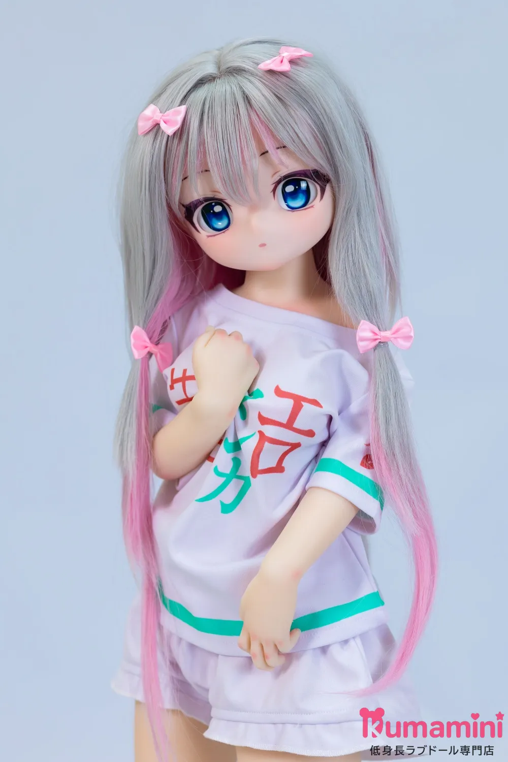 MW Girl(魔物姫)  85cm 奈绪 バスト中 二次元アニメラブドール シルバー×ピンクグラデーションロングヘア アニメ系ラブドール  宣材写真はシリコン製ボディ