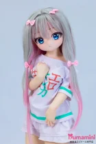 MW Girl(魔物姫)  85cm 奈绪 バスト中 二次元アニメラブドール シルバー×ピンクグラデーションロングヘア アニメ系ラブドール  宣材写真はシリコン製ボディ