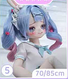 MW Girl(魔物姫) 里奈ヘッド 70cm 金髪の可愛いラブドール 宣材写真はシリコン製ボディ 宣材写真と同じ制服も付属