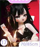 MW Girl(魔物姫) 里奈ヘッド 70cm 金髪の可愛いラブドール 宣材写真はシリコン製ボディ 宣材写真と同じ制服も付属