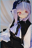 赤い瞳のアニメスタイルドール 紫髪の可愛い二次元美少女ドール