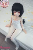セーラー服スタイルの二次元少女 うさ耳アクセ付きアニメドール