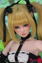 【即納・国内発送・送料無料】Mini Doll ミニドール セックス可能 60cmXS  玛丽罗斯 PVCヘッド＋シリコン製ボディ 金髪ツインテールのアニメフェイス ゴシックメイド風アニメラブドール