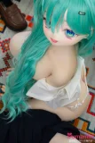セクシーボディーの学園風ドール グリーンヘアが特徴の可愛い美少女ドール