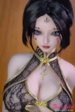 チャイナ服コスプレドール 可愛い黒髪リアルドール