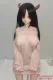 【即納・国内発送・送料無料】Mini Doll ミニドール セックス可能 60cm バスト普通 PVCヘッド＋シリコン製ボディ 腓特烈大帝 アニメフェイスドール  鬼角アクセ付き黒髪ロングのアニメフェイス美少女ラブドール