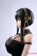 【先行予約 6月発送予定】Otaku Doll ミニドール アニメ顔 ヨル 65cm PVCヘッド+シリコンボディ クールな黒髪アニメフェイスドール ブラックドレス＆ロングブーツ 二次元ドール 収納が便利 セックスフィギュア