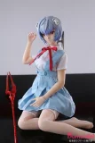 65cm 青髪美少女アニメフェイスドール 青髪ショートヘアSFアニメドール
