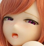 【S-TPE製】ラブドール 色気美人 Irokebijin 130cm Oカップ Yui アニメ調美少女ドール 巨乳アニメフェイス美少女ドール オレンジヘア＆ビキニコスチューム 二次元ラブドール
