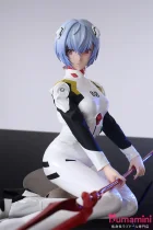 【先行予約 6月発送予定】Otaku Doll ミニドール アニメ顔 EVA 綾波レイ 65cm PVCヘッド+シリコンボディ 青髪ショートヘアのアニメフェイスドール 白いプラグスーツ風SFコスチュームラブドール ミニサイズ二次元ドール 二次元ドール 収納が便利 セックスフィギュア