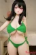 【S-TPE製】Irokebijin 98cm Lカップ Koharu ヘッド（mini) グリーンビキニ 巨乳 黒髪アニメフェイスリアルドール カスタマイズ可能