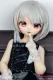 GUAVADOLL アニメドール ソフトビニール製ヘッド+シリコン製ボディ 137cm Aカップ 笑顔 美少女 銀髪アニメラブドール 黒ドレス