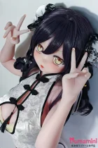 Elsa Babe 144ccm M AHR025 桃井光代Momoi Mitsuyo 黒髪ロング チャイナドレス美少女 アニメラブドール 宣伝写真はピンク肌