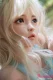Cosdoll 146cm AAカップ フルシリコン製 清灵 妖精風 金髪スタイル リアルラブドール 小柄等身大ドール
