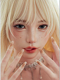 Cosdoll 146cm AAカップ フルシリコン製 清灵 妖精風 金髪スタイル リアルラブドール 小柄等身大ドール