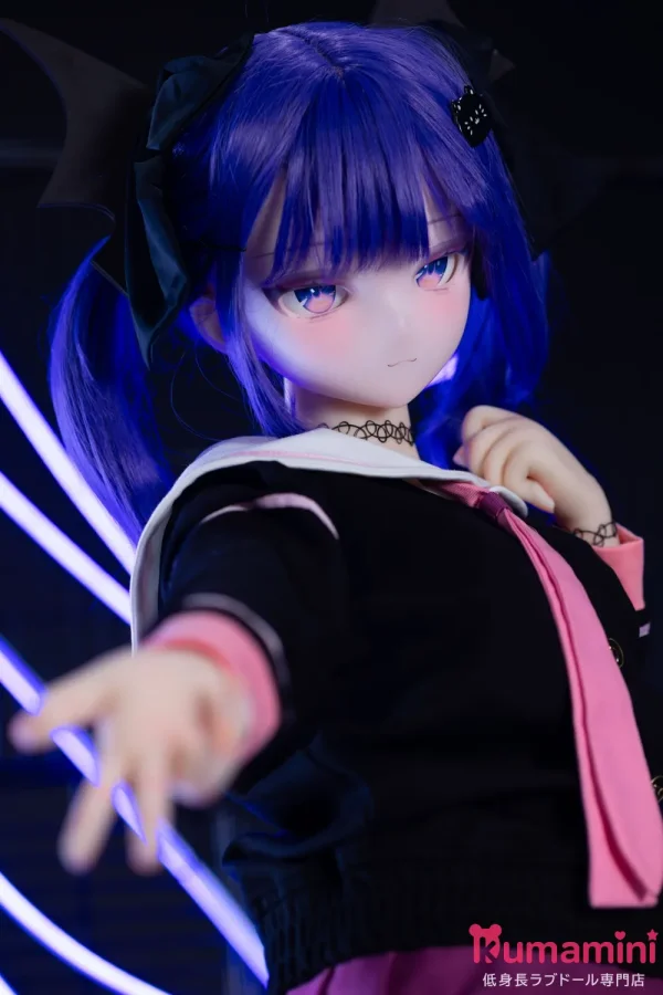 MW Girl(魔物姫)  115cm Aki アニメ系リアルラブドール 小柄ボディ セーラー服 クール系 二次元風美少女 宣伝画像はシリコンボディ バスト中