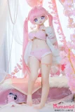 MW GIRL ドール 正面全身 ラブドール 室内撮影 ピンク背景