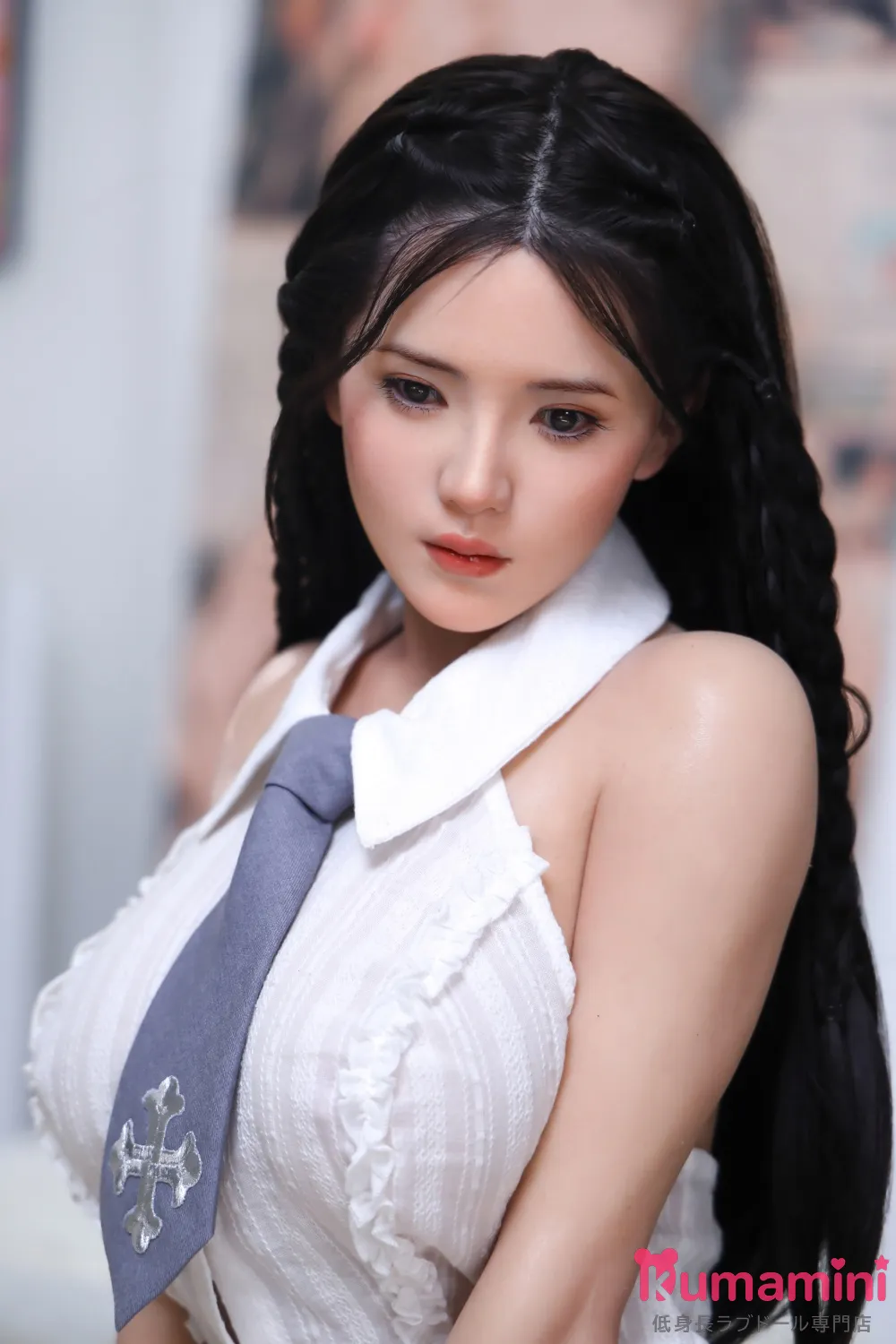 MMXDOLL（木木夕）シリコン製 120cm 巨乳 ) 梦越(mengyue）ヘッド 美少女系ロングヘア 等身大ラブドール  可動式ボディ