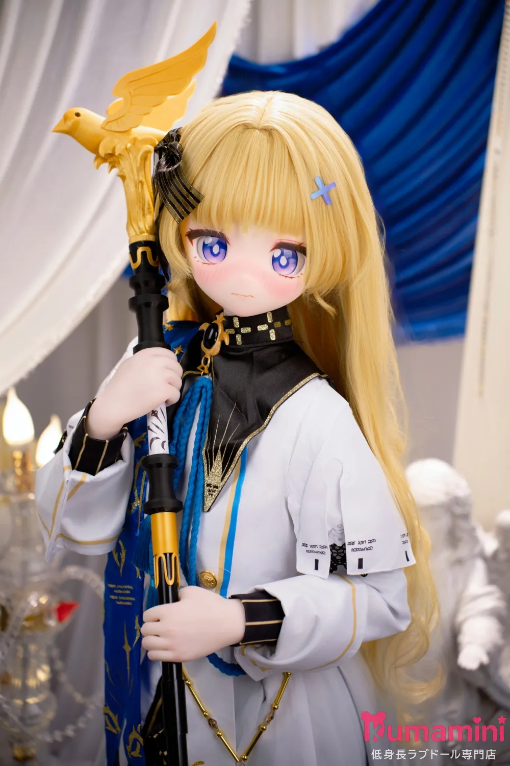 XYGO 155cm Cカップ R03ヘッド 菲比（フェビー）アニメ風美少女ダッチワイフ 魔法使いコス 金髪スタイル 宣伝写真はシリコンヘッド＋TPEボディ カスタマイズ可能 掲載画像と同じ衣装付き