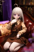 XYGO 141cm Cカップ R02ヘッド ルルカ 銀髪 アニメ美少女ラブドール アホ毛付き 宣伝写真はシリコンヘッド＋TPEボディ カスタマイズ可能 掲載画像と同じ衣装も付属